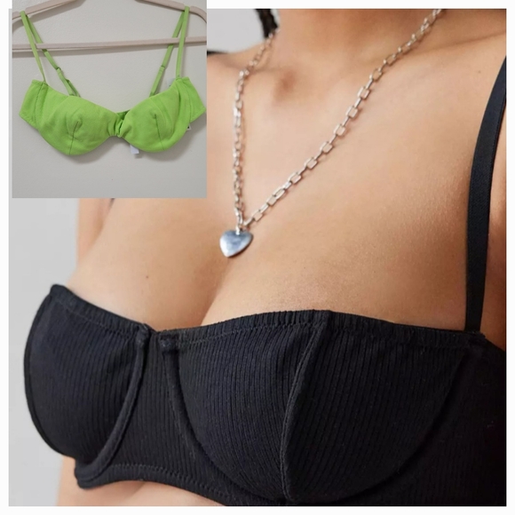 Urban Outfitters Other - UO Lime Green Out From Under Bralette/Bikini Top size XL